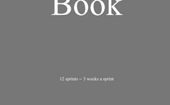 Scrum Book — Gray color: product page, planning, dailies, reviews, retros, increments, notes and more for 12 sprints, 3 weeks a sprint, 160 pages 6″x9″ (Scrum books — 12 sprints, 3 weeks a sprint)