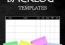 Scrum Backlog Templates: Manage up to 1000 backlog items effectively