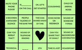 Conference Call Bingo Notebook: WFH Work From Home | Funny Boss Gifts For Coworker Meetings