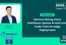 Democratizing Voice Interfaces: Sparse AI and Low-Code Tools for edge Deployment